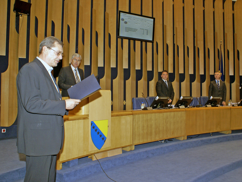 Seudin Hodžić assumed the rights and obligations of delegate in the House of Peoples of the BiH Parliamentary Assembly 